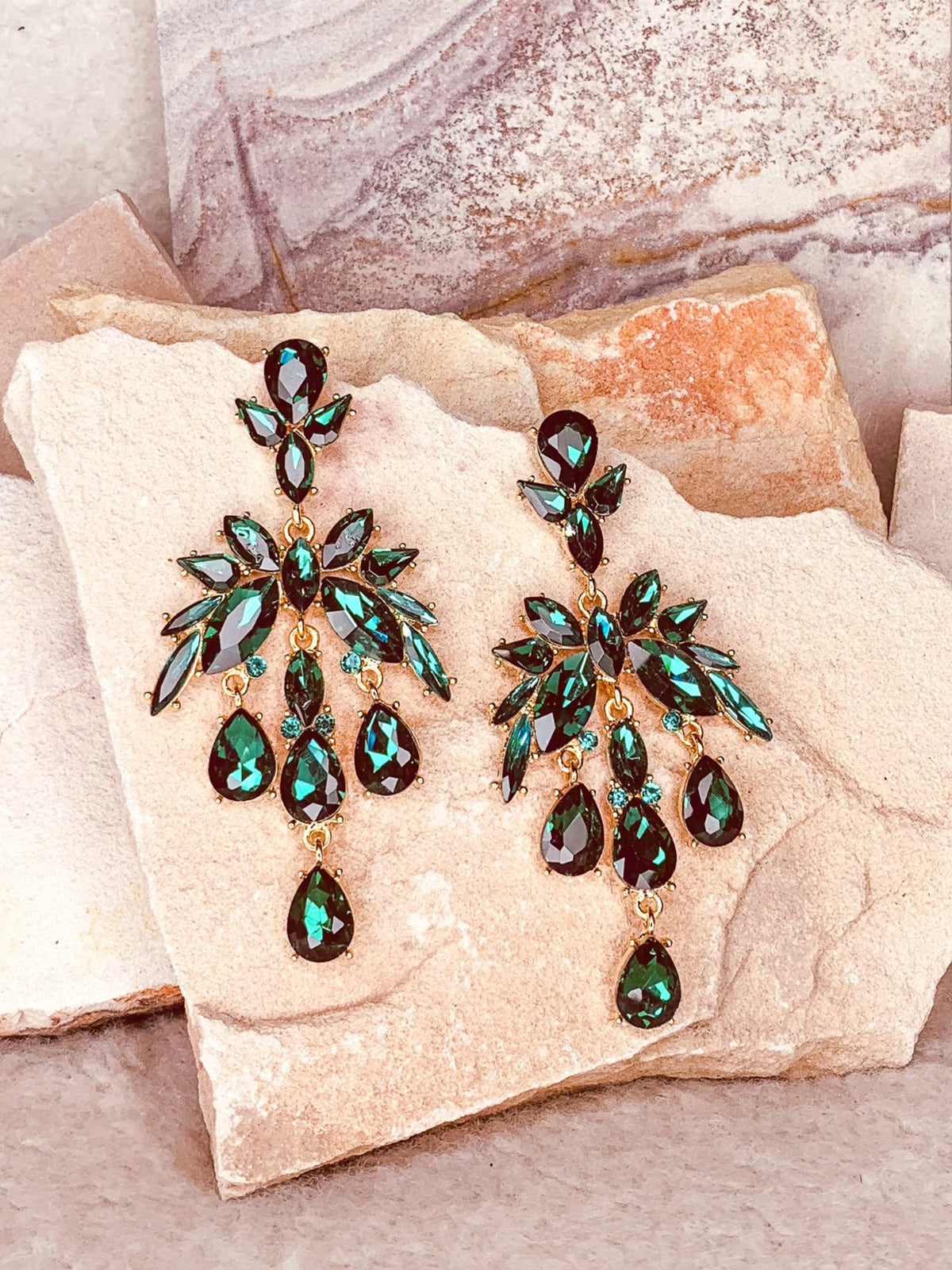 St Tropez Earrings - Green