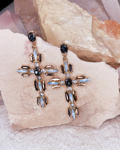 VATICAN CITY EARRINGS BLACK