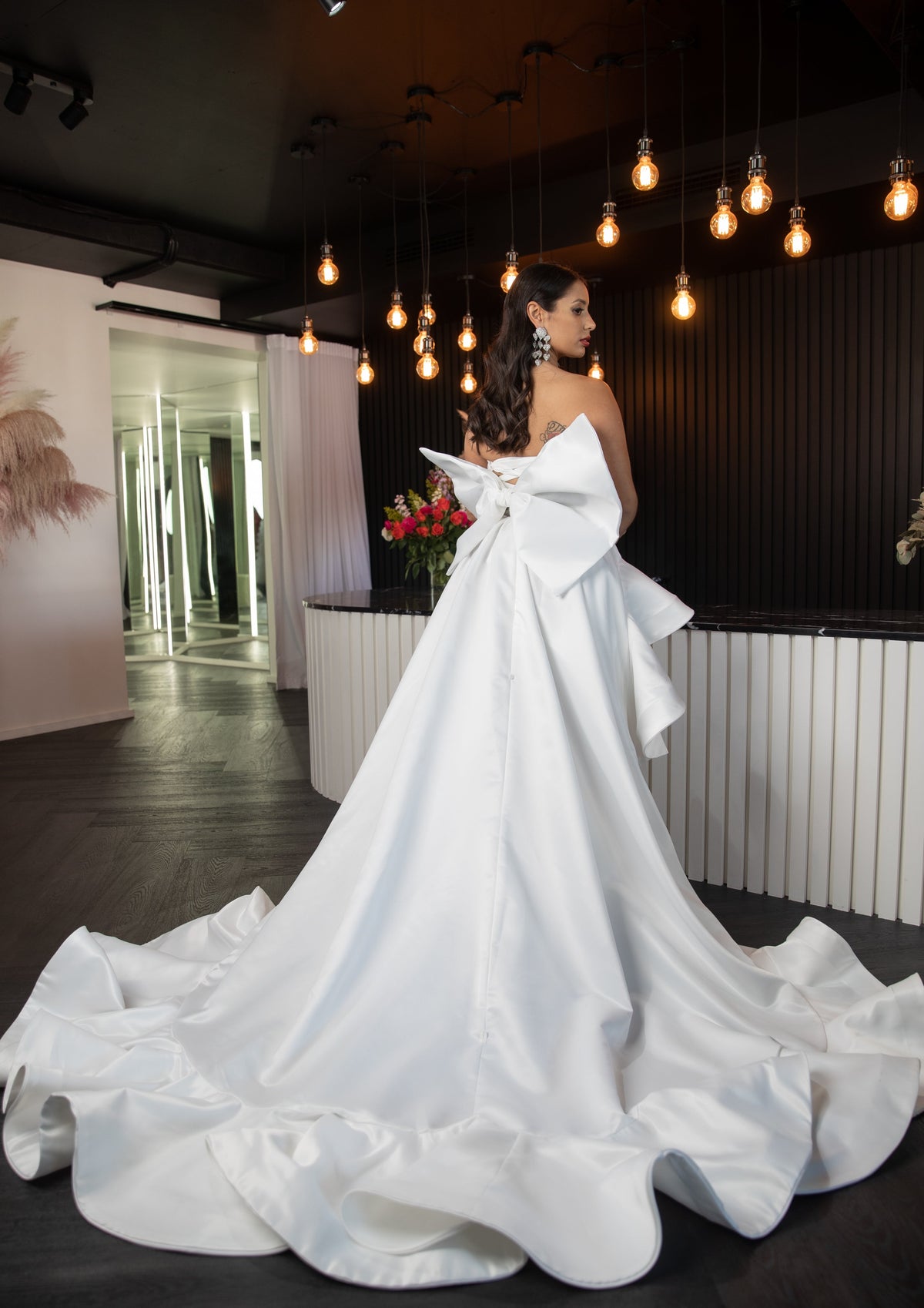 Amore Gown with Detachable Bow